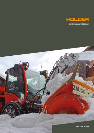 Voortrekhaak gemeentetrekker Holder S 990