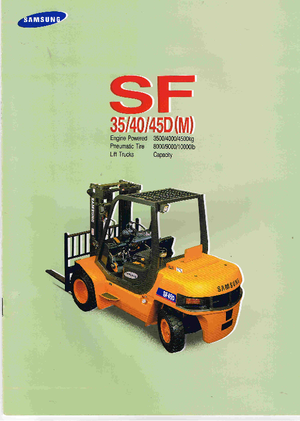 Dieselheftrucks Samsung SF 40 D
