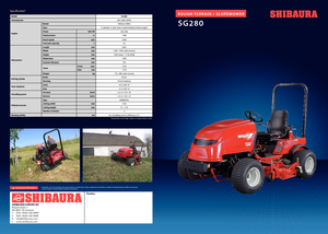 Voortrekhaak gemeentetrekker Shibaura SG 280