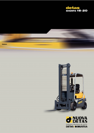 Dieselheftrucks Nuova Detas Sherpa 20