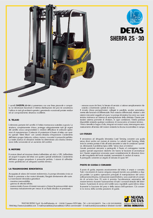 Dieselheftrucks Nuova Detas Sherpa 30