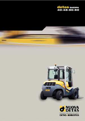 Dieselheftrucks Nuova Detas Sherpa 60