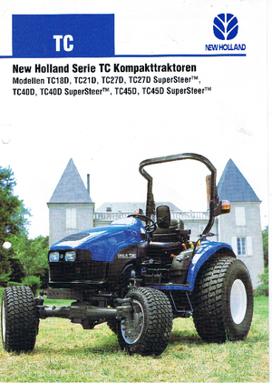 Voortrekhaak gemeentetrekker New Holland TC 27 D