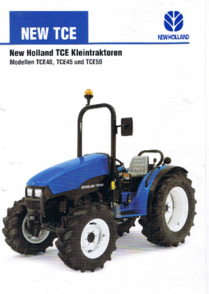 Voortrekhaak gemeentetrekker New Holland TCE 50