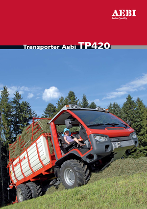 Voortrekhaak gemeentetrekker Aebi TP 420