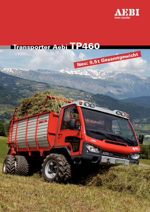 Voortrekhaak gemeentetrekker Aebi TP 460