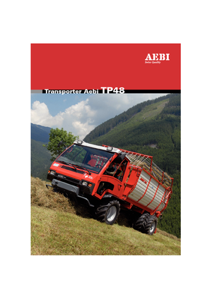 Voortrekhaak gemeentetrekker Aebi TP 48