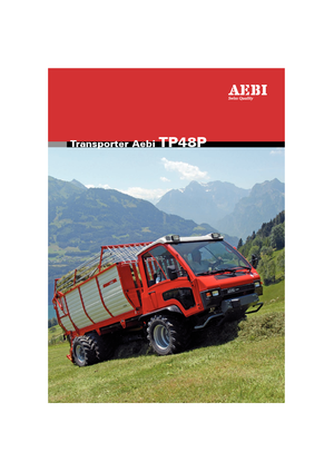 Voortrekhaak gemeentetrekker Aebi TP 48 P