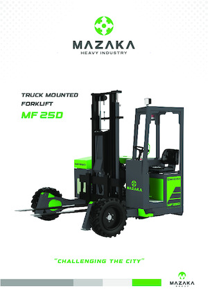 Heftrucks op diesel MAZAKA MF 25D 