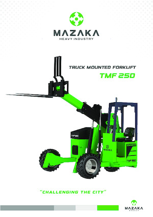 Heftrucks op diesel MAZAKA TMF 25D 
