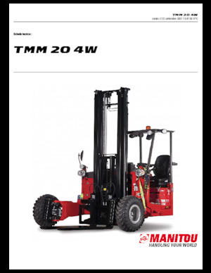Heftrucks op diesel Manitou TMM 20-4 W