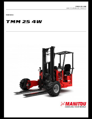 Heftrucks op diesel Manitou TMM 25-4 W