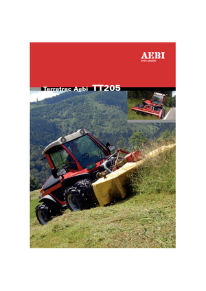 Voortrekhaak gemeentetrekker Aebi TT 205