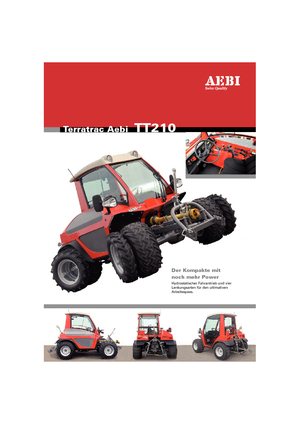 Voortrekhaak gemeentetrekker Aebi TT 210