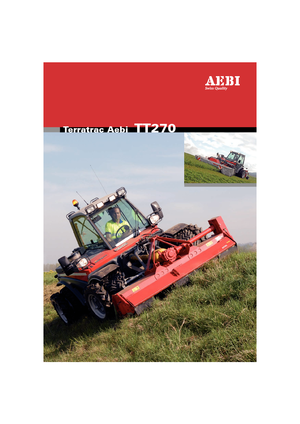 Voortrekhaak gemeentetrekker Aebi TT 270