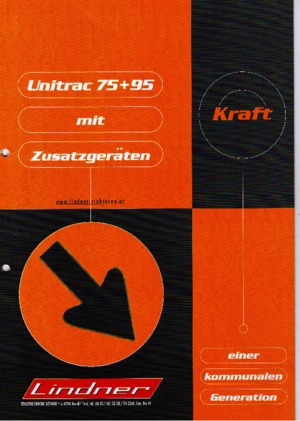 Voortrekhaak gemeentetrekker Lindner Unitrac 75