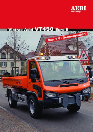Voortrekhaak gemeentetrekker Aebi VT 450 Vario