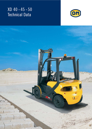Dieselheftrucks OM XD 40