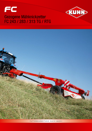 Getrokken maaierschijf met kneuzer Kuhn FC 313 RTG