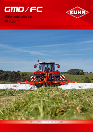 Maaiercombinatie - Schijf met kneuzer Kuhn FC 883 FF-RA