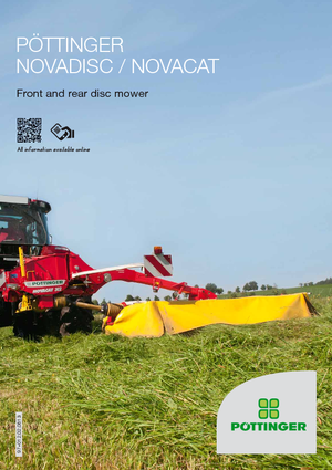 Frontmaaier - Schijf met kneuzer Pöttinger NovaCat 351 Alpha Motion ED