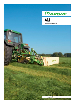 Achtermaaier - Schijf zonder kneuzer Krone AM 283 S