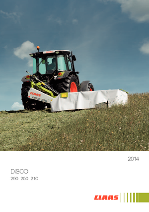 Achtermaaier - Schijf zonder kneuzer Claas Disco 210