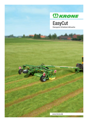 Getrokken movers - Schijf zonder kneuzer Krone EasyCut 3200