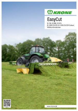 Maaiercombinatie - Schijf zonder kneuzer Krone EasyCut B 890