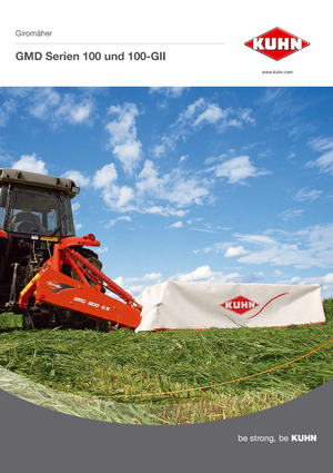 Achtermaaier - Schijf zonder kneuzer Kuhn GMD 700 GII