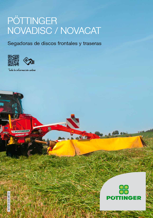 Achtermaaier - Schijf zonder kneuzer Pöttinger NovaCat 402