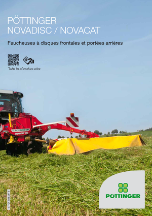 Achtermaaier - Schijf zonder kneuzer Pöttinger NovaCat 402