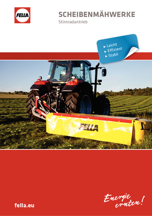 Achtermaaier - Schijf zonder kneuzer Fella SM 208 InLine