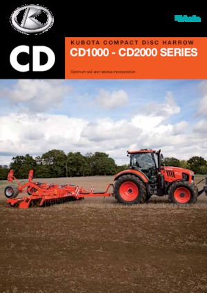 Zinken-schijveneg Kubota CD2500