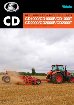 Zinken-schijveneg Kubota CD2400F