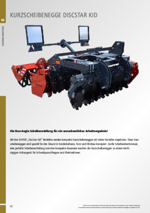 Zinken-schijveneg Saphir DiscStar 200 Kid