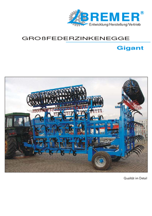 Zinken-schijveneg Bremer Gigant GF 9