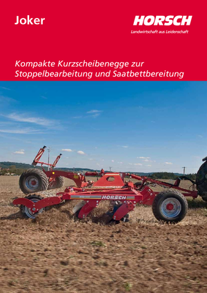 Zinken-schijveneg Horsch Joker 10 RT