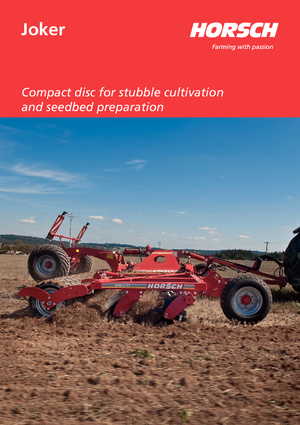 Zinken-schijveneg Horsch Joker 10 RT