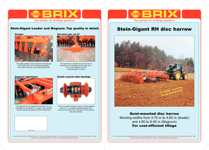 Zinken-schijveneg Brix Leader 415