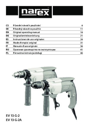 Boormachines & schroevendraaiers Narex EV 13 G-2A