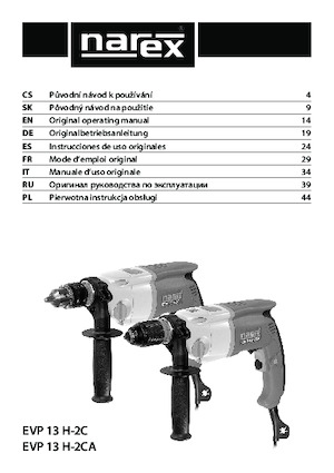 Boormachines & schroevendraaiers Narex EVP 13 H-2C