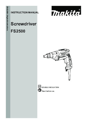 Boormachines & schroevendraaiers Makita FS2500