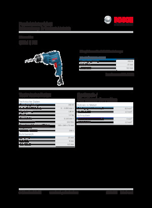 Boormachines & schroevendraaiers Bosch GBM 6 RE