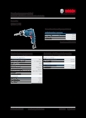 Boormachines & schroevendraaiers Bosch GBM 6 RE