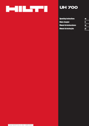 Boormachines & schroevendraaiers Hilti UH 700