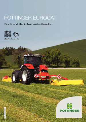 Fronttrommels zonder kneuzer Pöttinger EuroCat 311 Plus Classic 