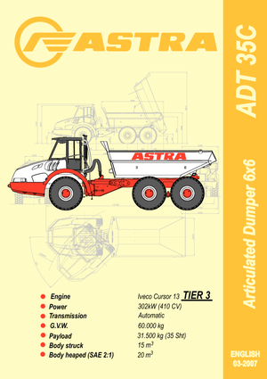 Kiepwagens Astra ADT 35 C