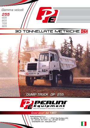 Stortwagen met achterwaartse kanteling Perlini DP 255