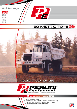 Stortwagen met achterwaartse kanteling Perlini DP 255